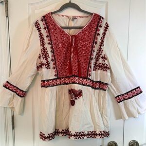 Asos Size 24 boho top, embroidery & tiny mirrors make this top a MUST!